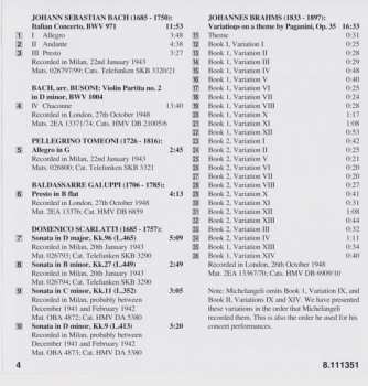 CD Arturo Benedetti Michelangeli: The Early Recordings - 1 324997