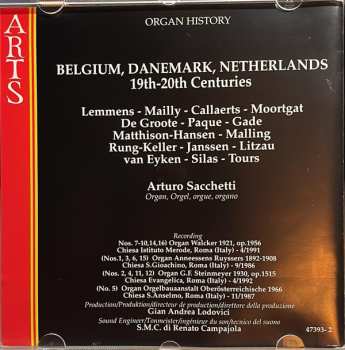 CD Arturo Sacchetti: Organ History: Belgium, Danemark, Netherlands 19th-20th Century 536899