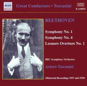 Album Arturo Toscanini: Symphony No.1, Symphony No. 4, Leonore Overture No. 1