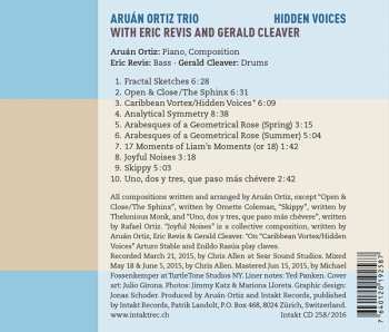 CD Aruán Ortiz Trio: Hidden Voices 449447