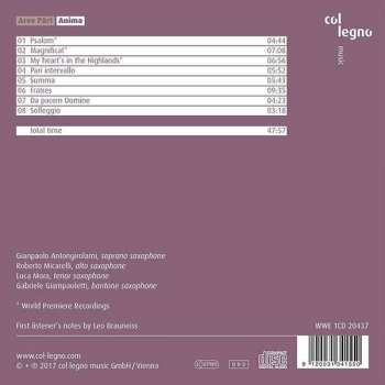 CD Arvo Pärt: Anima 181143