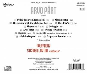 CD Arvo Pärt: Choral Music 194005