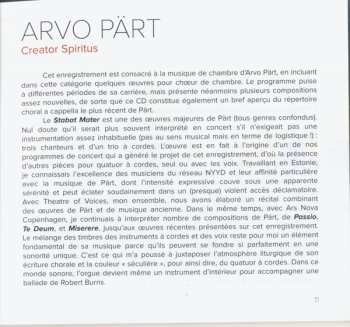 SACD Arvo Pärt: Creator Spiritus 451191