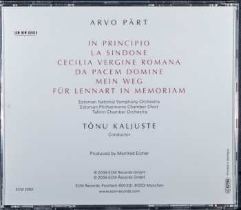 CD Arvo Pärt: In Principio 113467