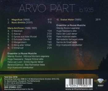 CD Arvo Pärt: Magnificat • Stabat Mater 183806
