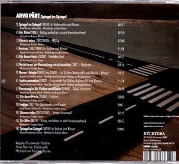 CD Arvo Pärt: Spiegel Am Spiegel 148177