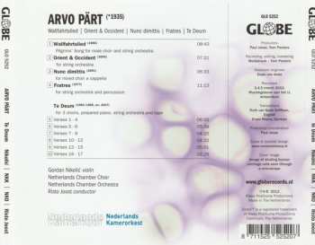 CD Arvo Pärt: Te Deum 459490