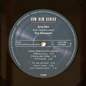 LP Arvo Pärt: And I Heard A Voice