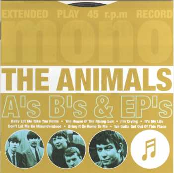 The Animals: A's B's & EP's