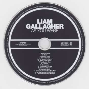 CD Liam Gallagher: As You Were DLX 2841