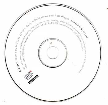 CD Asasello Quartett:  Echtzeit - Works By Michael Jarrell, Conlon Nancarrow And Rolf Riehm 326094