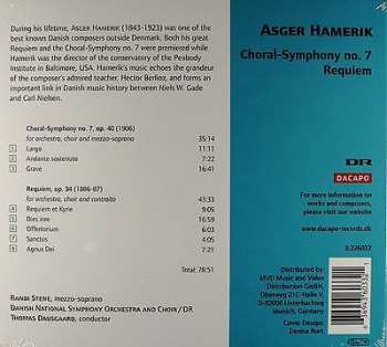 CD Asger Hamerik: Choral-Symphony No. 7 / Requiem 265775