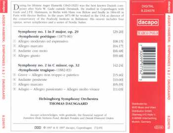 CD Asger Hamerik: Symphony No. 1 »Symphonie Poétique« / Symphony No. 2 »Symphonie Tragique« 306718