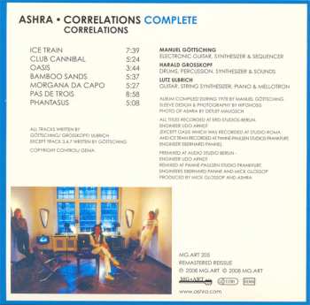 5CD/Box Set Ashra: Correlations Complete 361966