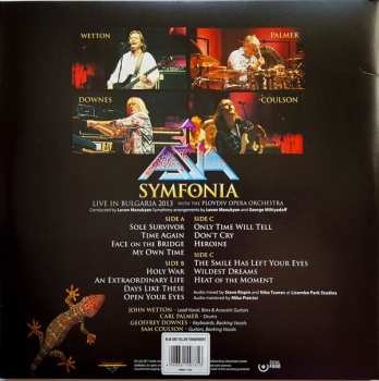 2LP Asia: Symfonia (Live In Bulgaria 2013 - With The Plovdiv Opera Orchestra) CLR 263181
