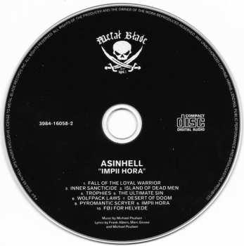 CD Asinhell: Impii Hora 511573