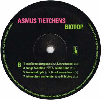 LP Asmus Tietchens: Biotop 129312