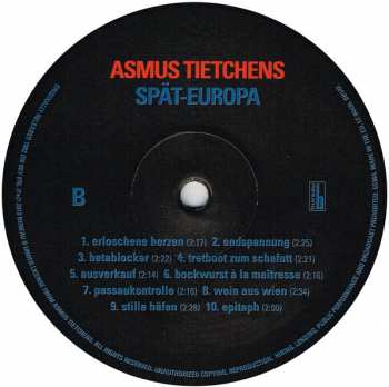 LP Asmus Tietchens: Spät-Europa 68879