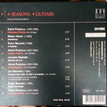 CD Astor Piazzolla: 4 Seasons 4 Guitars 154282