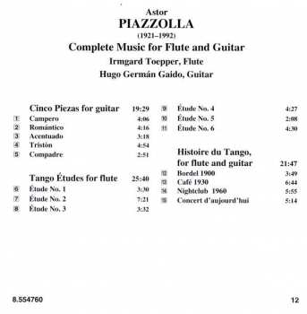 CD Astor Piazzolla: Complete Music For Flute And Guitar 112148