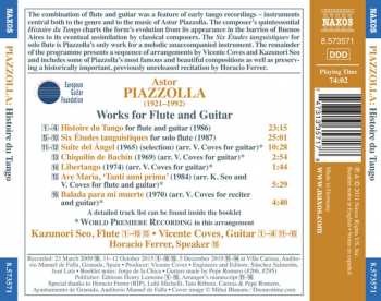 CD Astor Piazzolla: Histoire Du Tango 121303