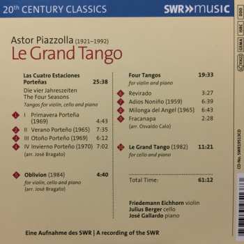 CD Astor Piazzolla: Le Grand Tango 322050