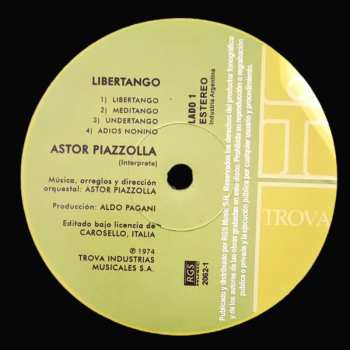 LP Astor Piazzolla: Libertango