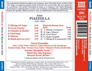 CD Astor Piazzolla: Maria De Buenos Aires, Verano Portenio, Milonga Del Angel 235395