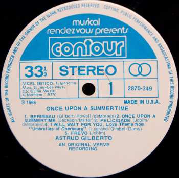 LP Astrud Gilberto: Once Upon A Summertime