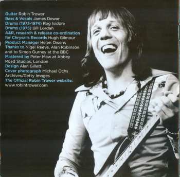 2CD Robin Trower: At The BBC 1973-1975 2977
