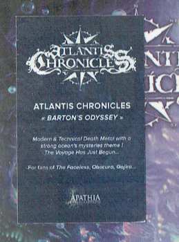 CD Atlantis Chronicles: Barton's Odyssey 3634