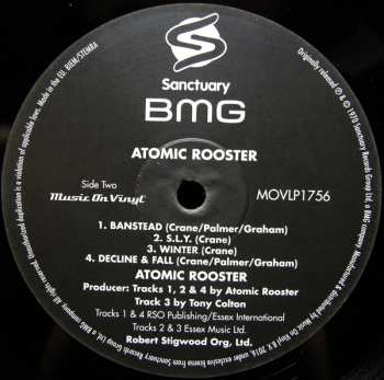 LP Atomic Rooster: Atomic Rooster 3074