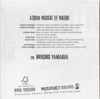 CD Atrium Musicae De Madrid: Al Andalus - Musique Arabo-Andalouse 269073
