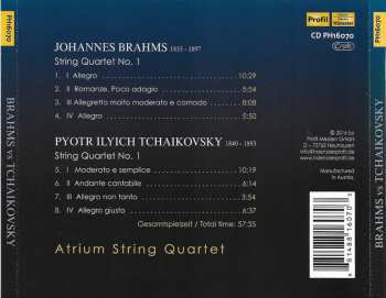 CD Pyotr Ilyich Tchaikovsky: Brahms vs Tchaikovsky