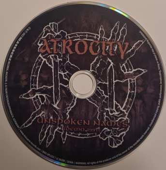 CD Atrocity: Unspoken Names (Demo 1991) LTD 467436