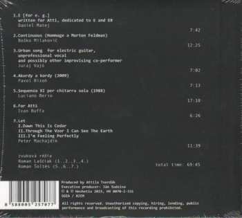 CD Attila Tverďák: Elektrická Gitara