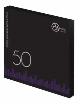 Audiotechnika Audio Anatomy Vnitřní antistatické obaly Deluxe Audiophile Černé 50ks