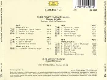 4CD August Wenzinger: Musique de Table 375452