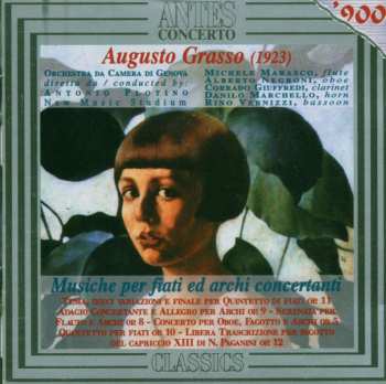 Album Augusto Grasso: Konzert Für Oboe, Fagott & Streicher Op.5