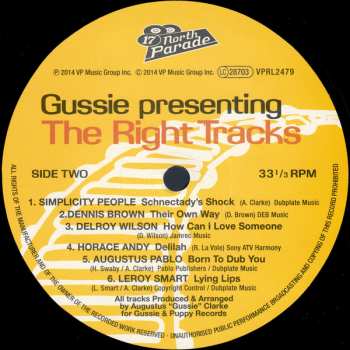 LP Augustus "Gussie" Clarke: The Right Tracks 87687