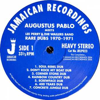 LP Augustus Pablo: Rare Dubs 1970-1971 71410