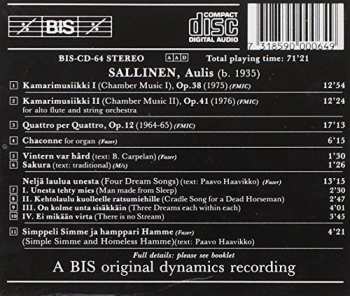 CD Aulis Sallinen: Chamber Music