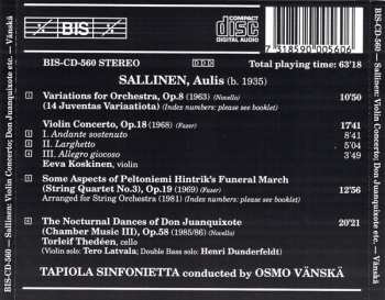 CD Aulis Sallinen: Variations For Orchestra / Violin Concerto / Some Aspects Of Peltoniemi Hintrik's Funeral March / The Nocturnal Dances Of Don Juanquixote 298494