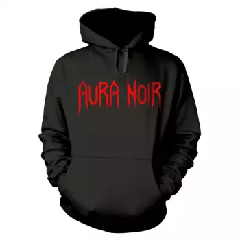 Mikina S Kapucí Logo Aura Noir