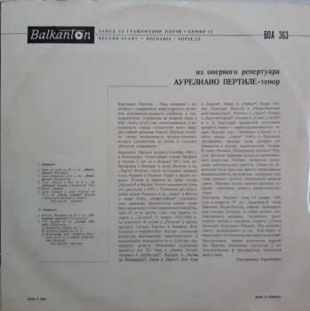 LP Aureliano Pertile: Из Оперного Репертуара Аурелиано Пертиле - тенор 365319