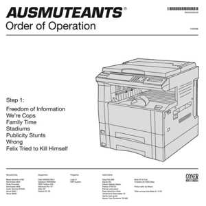 Album Ausmuteants: Order Of Operation