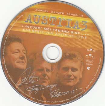 CD Austria 3: Weusd' Mei Freund Bist... Das Beste von Austria3 - Live 312367