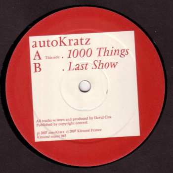 LP autoKratz: 1000 Things / Last Show 403865