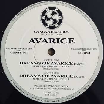 Album Avarice: Dreams Of Avarice