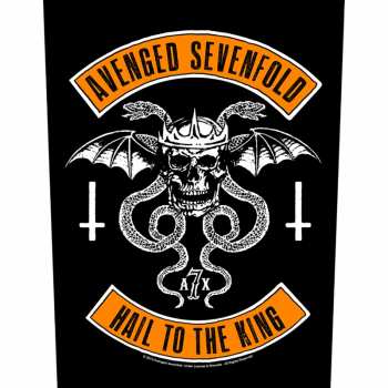 Merch Avenged Sevenfold: Zádová Nášivka Biker